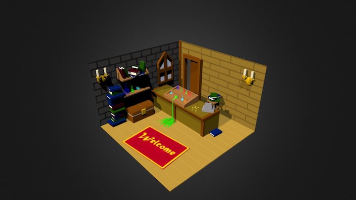 Alchemist Potion Shop 3D Model