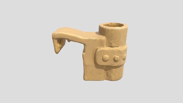 Plastic Clip Attachment 3D Model