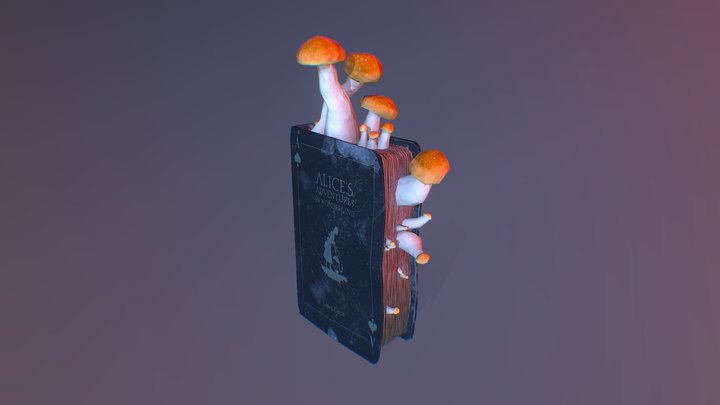Alice in Wonderland 3D Model