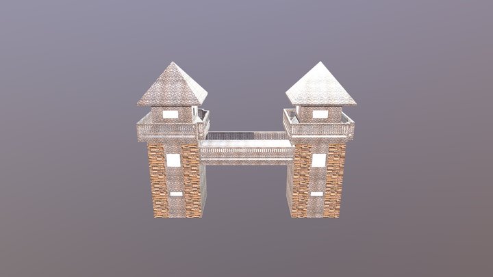 City Road brige 3D Model