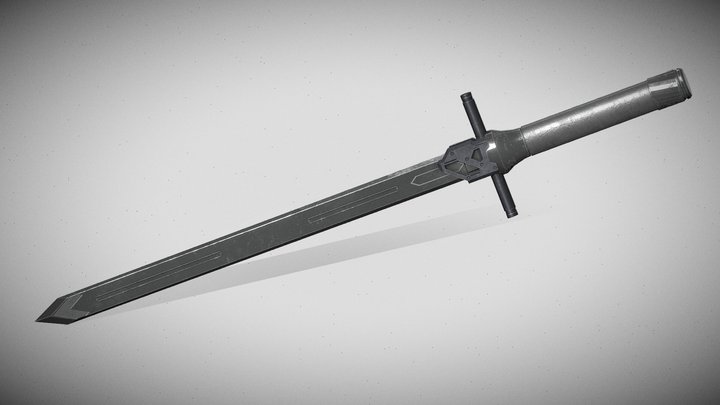metal ish sword 3D Model