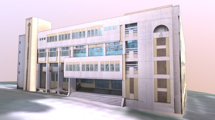 建國科技大學-師生活動中心 3D Model