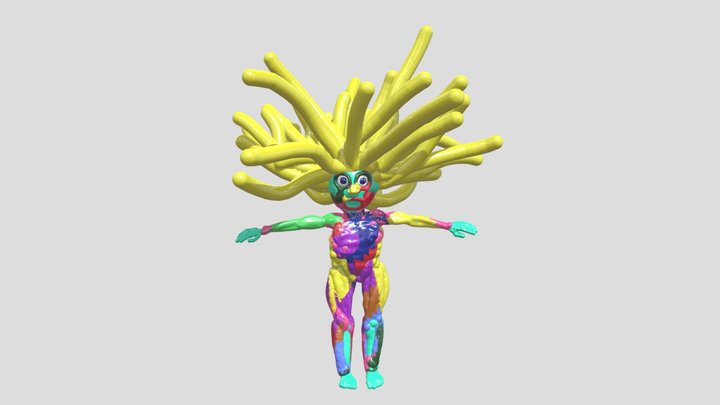 muscle man 3D Model