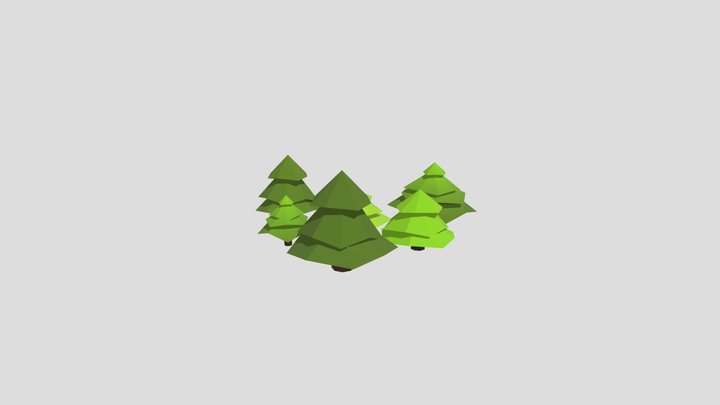 Low Poly Tree 3D Model