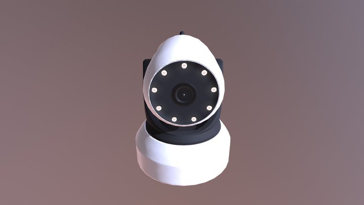 IP PTZ Camera 3D Model