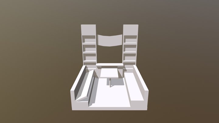 Booth 3D Model