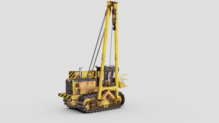 Komatsu_D355C-3_ma 3D Model