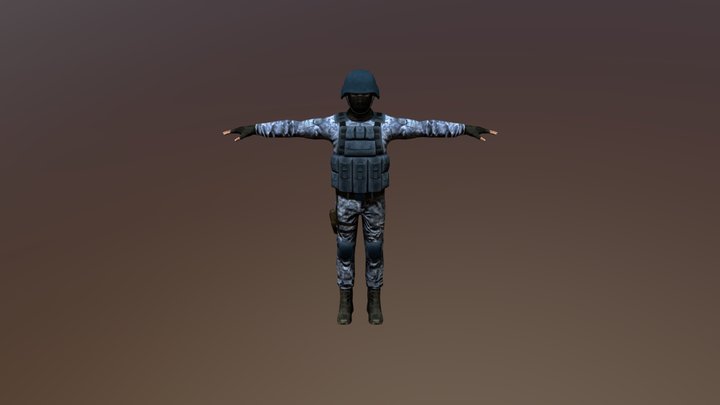 CONTR Terrorist Fix 3D Model