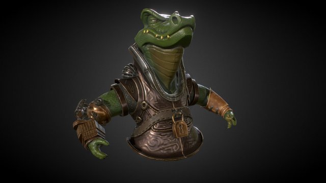 Croc Mans 3D Model