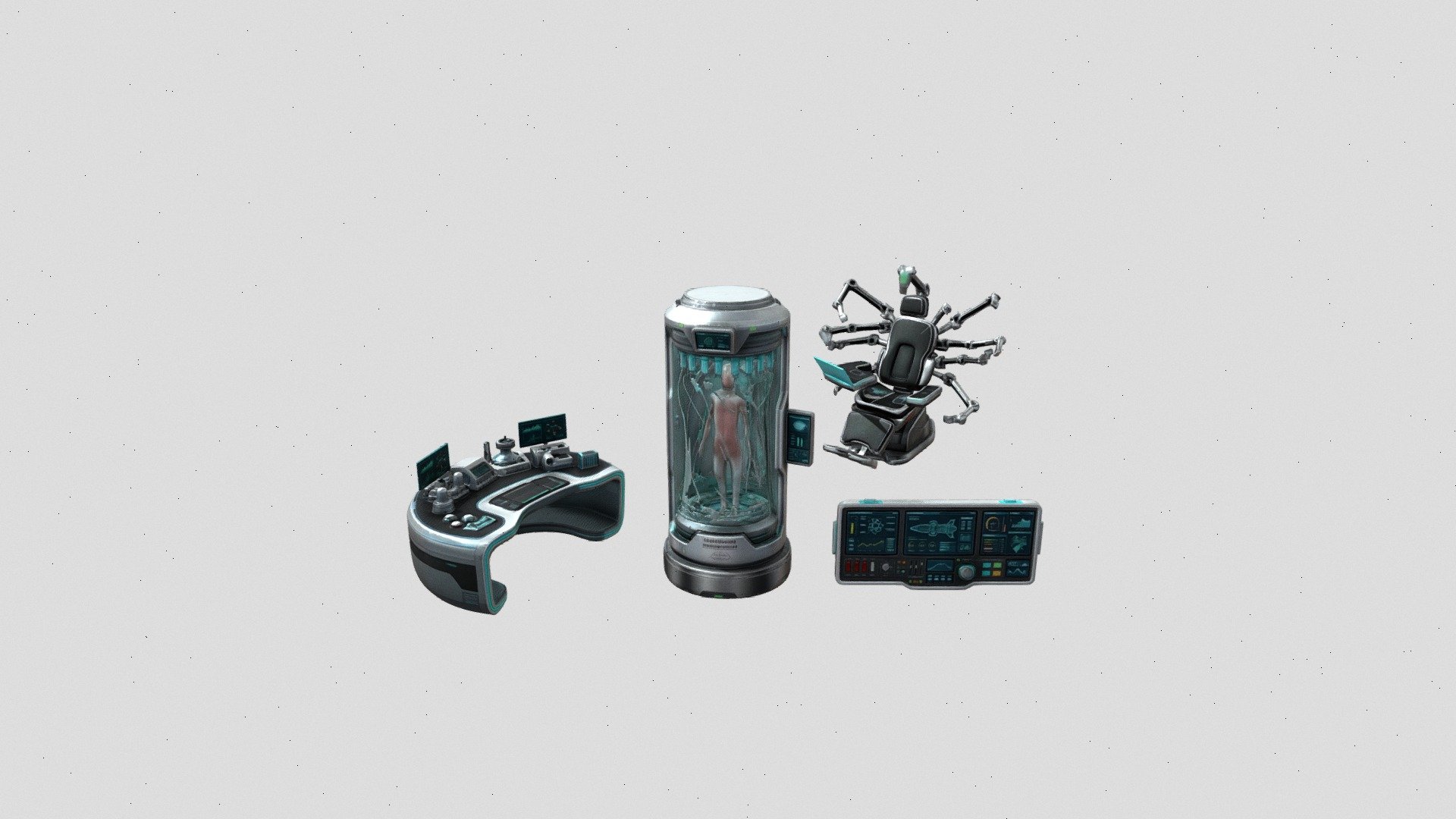 Biopunk Lab - 3D model by Vadym Sperelup (@Vadym.Sperelup) [c035f53 ...