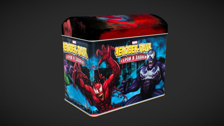 Marvel Человек-Паук карточки / Marvel Spider Man 3D Model