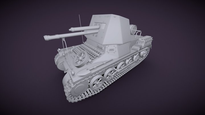 Panzerjager I 3D Model