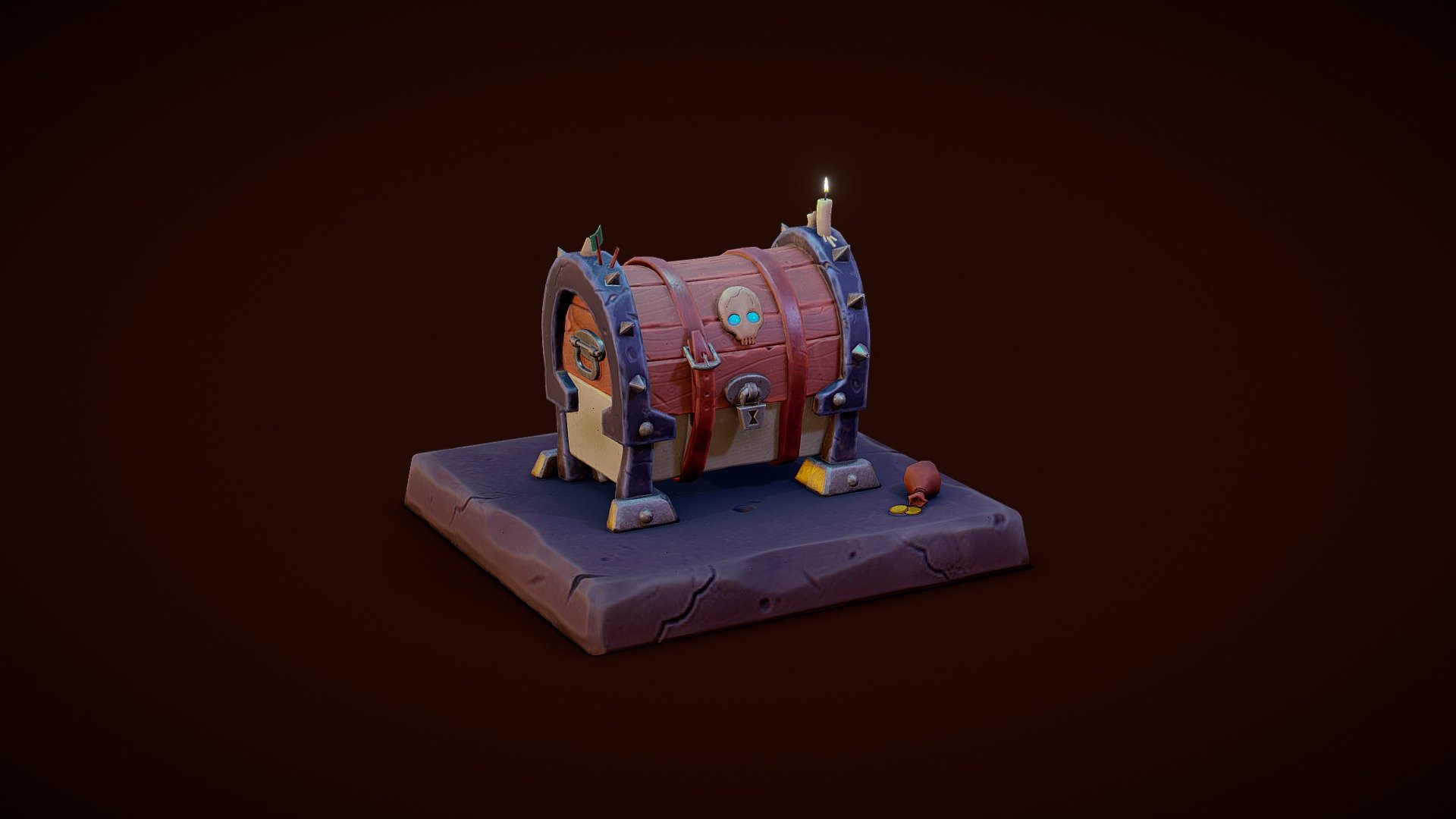 Mythical Treasure Chest - 3D model by Dreamerz Lab (@dreamerzlab ...