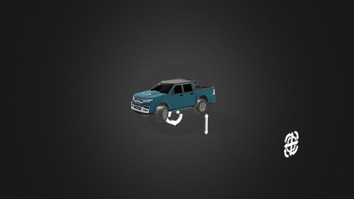 Okhey_GHammer_pickup van 3D Model