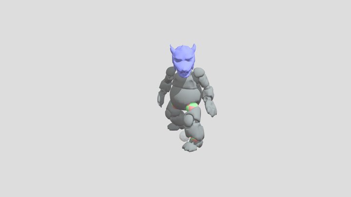 Last Retar / Retar / Old Wolf Case animatronics 3D Model