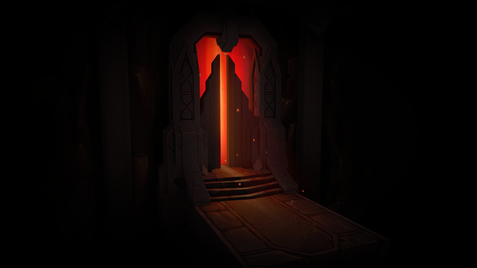 Entrance to the dwarven kingdom — Sketchfab embed 3D viewer