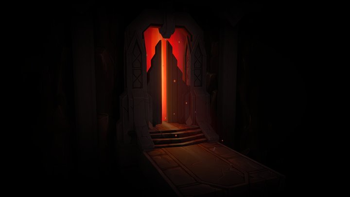 Entrance to the dwarven kingdom 3D Model