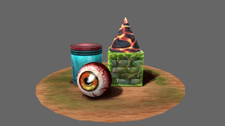 Materials Painting Basics Of U Vs, Class 2 3D Model