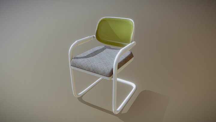 Meeting Room Office Chair 3D Model