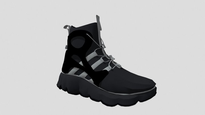 TechWearShoes(baked) 3D Model