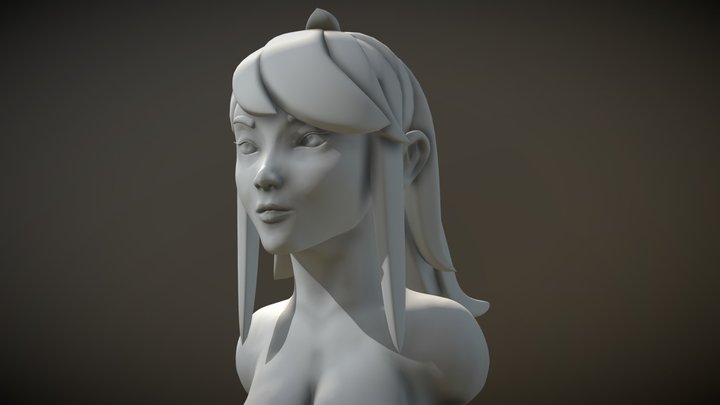 Head Sculpt 3D Model