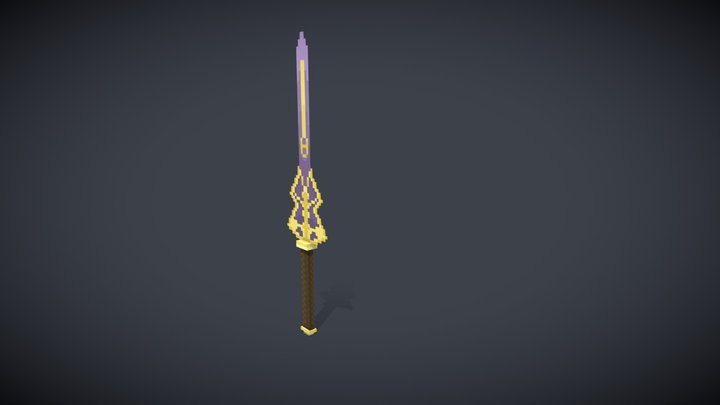 Sidrite Sword 3D Model