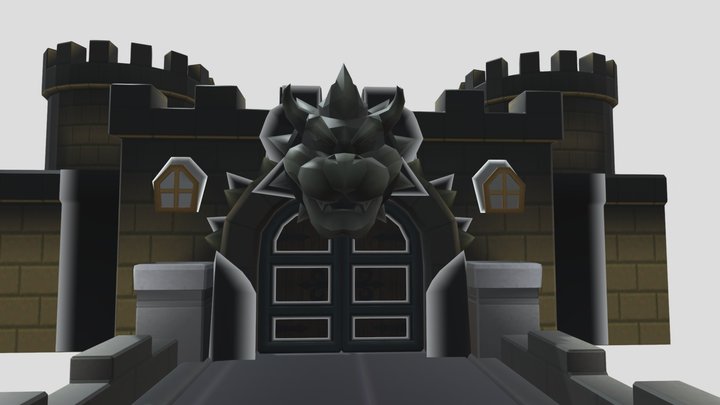 3DS - Super Mario 3D Land - Castle Entrance 2 3D Model