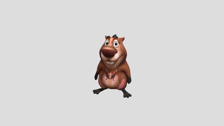 Beaver Failure good (1) 3D Model