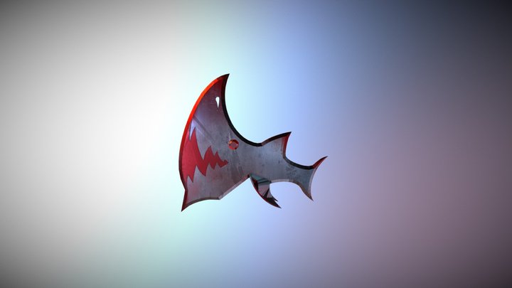 Shark Axe 3D Model