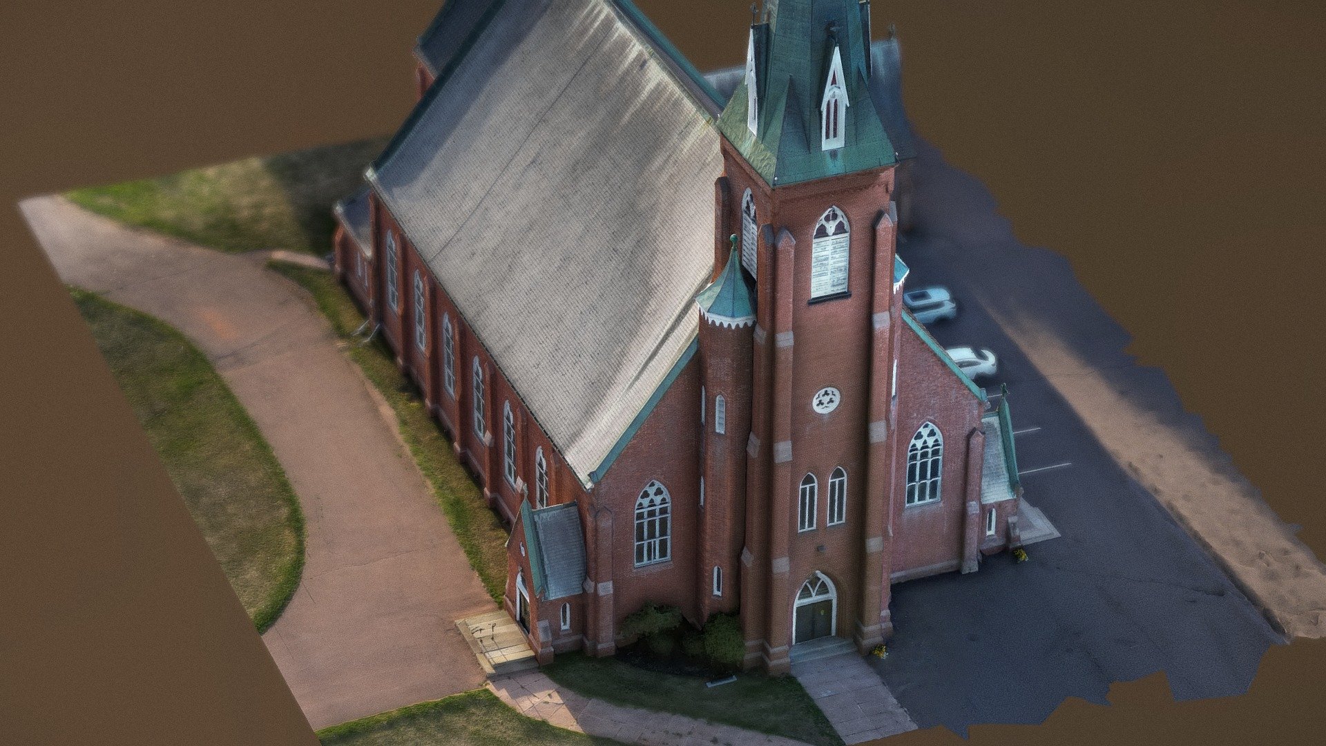St. Simon & St. Jude Church in PEI — Sketchfab embed 3D viewer