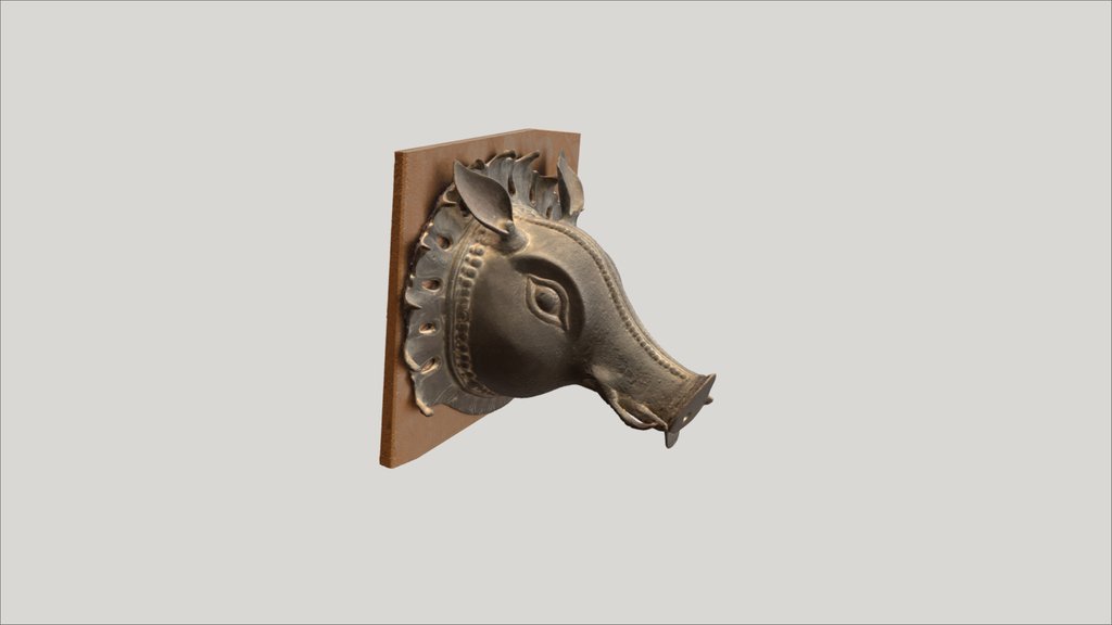 Bronze Ceremonial Headpiece/ Mask - Panjuruli