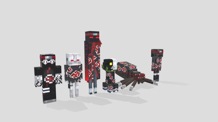 Red Cloud Mobs 3D Model