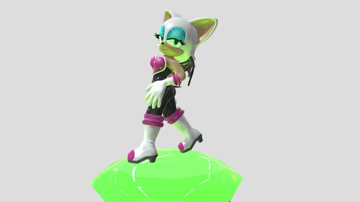 Rouge the Bat 3D Model
