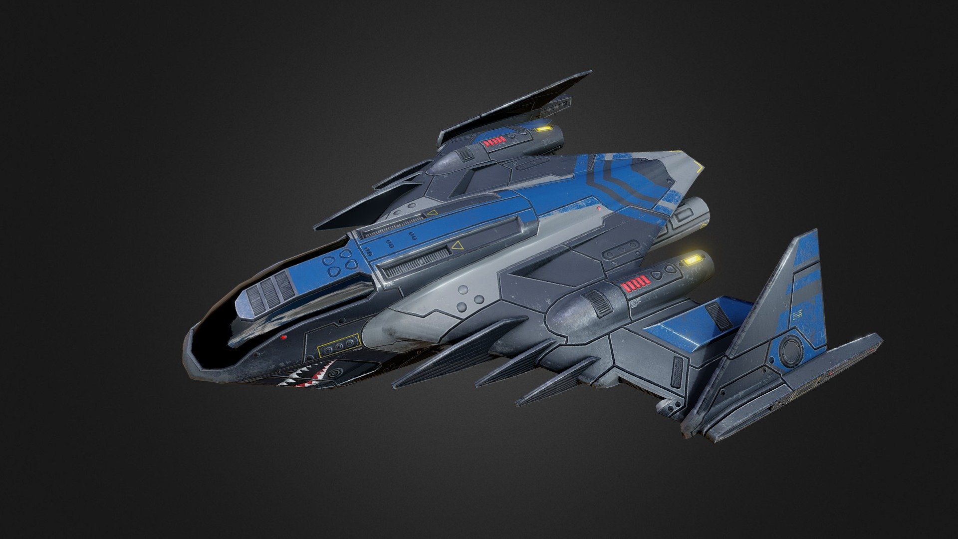 Mintaka Corvette - Buy Royalty Free 3d Model By Forge3d 