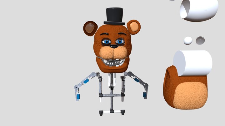 Withered_Freddy_Movie_By_Leninlov_Shkutko 3D Model