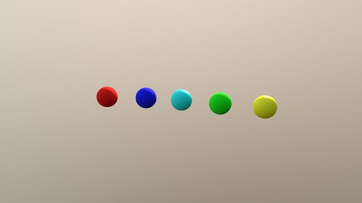 Color Cock 3D Model