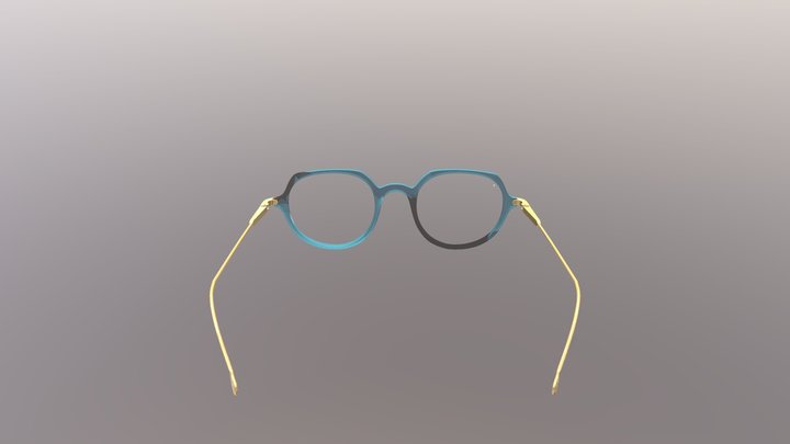 All Glasses in One file 3D Model