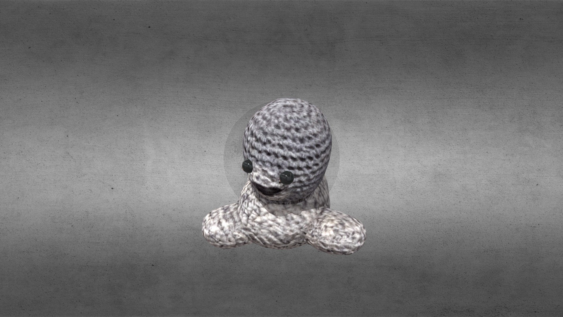 Low Poly Crochet Seal