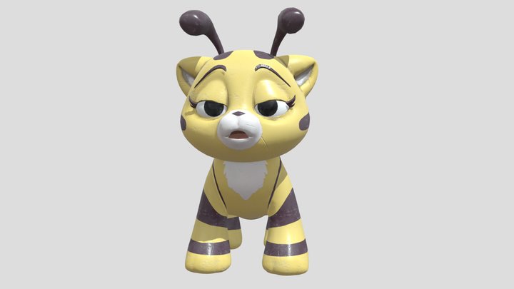Poppy Playtime | Cat-bee 3D Model