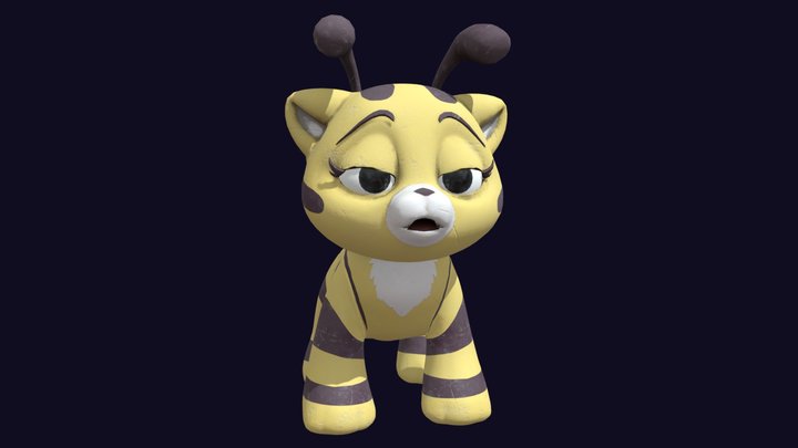 Poppy Playtime | Cat-bee 3D Model