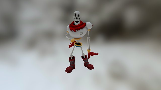 Undertale ❤: Papyrus 3D Model
