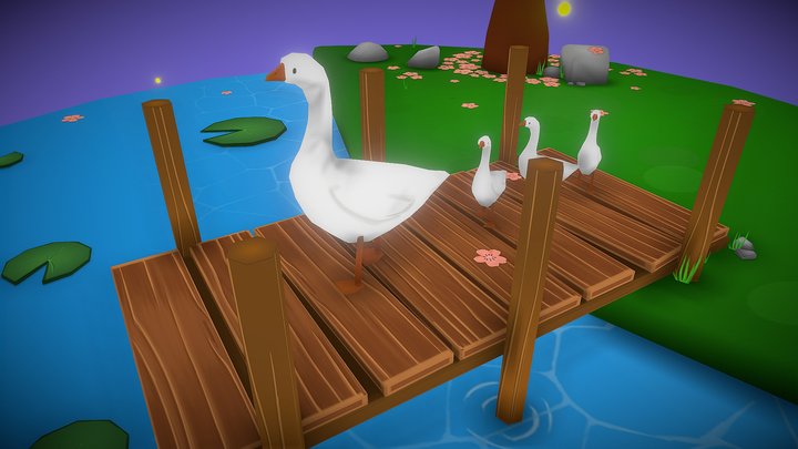 Fantasy Pond 3D Model