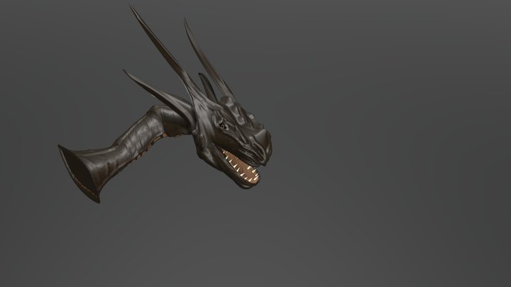 DARK SOULS 2 ANCİENT DRAGON BEFORE BEİNG ANCIENT 3D Model