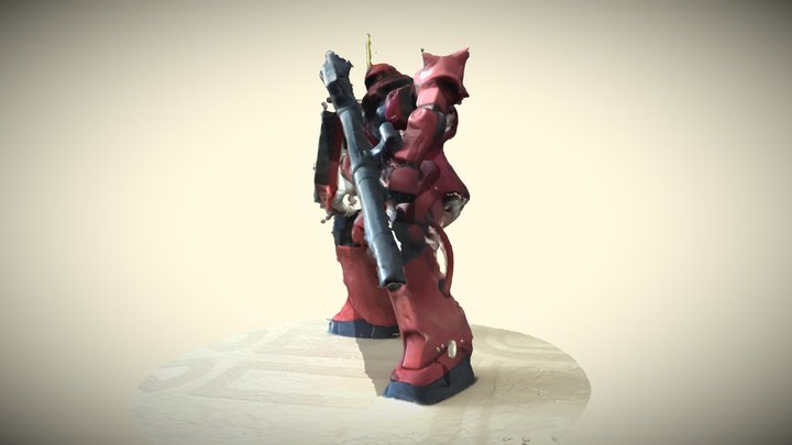 Char's zaku 3D Model