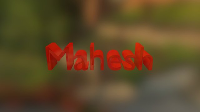 Mahesh 3D Model