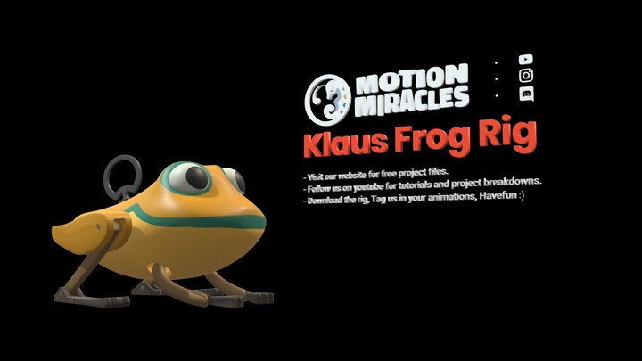 Frog Toy Rig (From Klaus) 3D Model