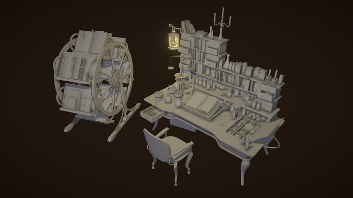 Big And Small + Animation 3D Model