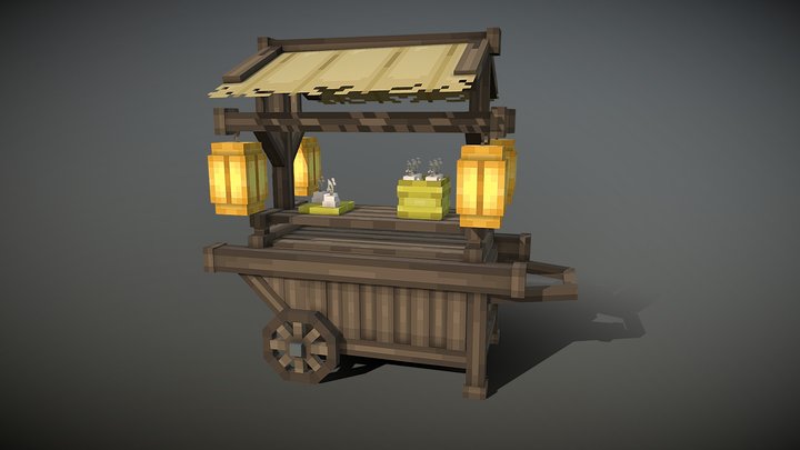 Dumpling Stand (16x Resolution) 3D Model