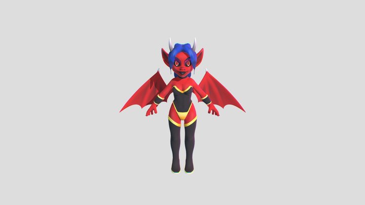 Shahdara the Succubus 3D Model