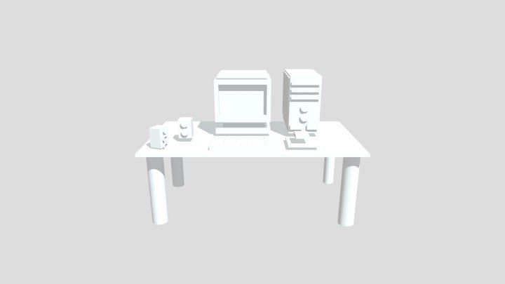 Escritorio Andre 3D Model